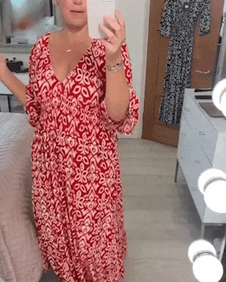 V-Neck Beach Dress